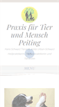 Mobile Screenshot of praxis-fuer-tier-und-mensch.de